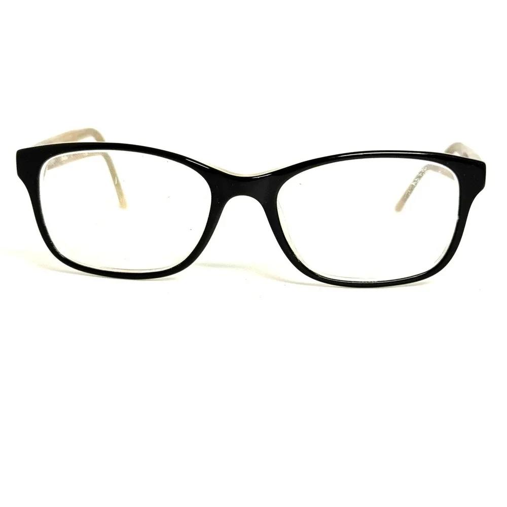 Bebe Join The Club BB5075 Eyeglass Frames Black Tan Studded 50-15-135